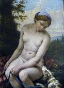 Louis Jean Francois Lagrenee Diana at her Bath china oil painting artist